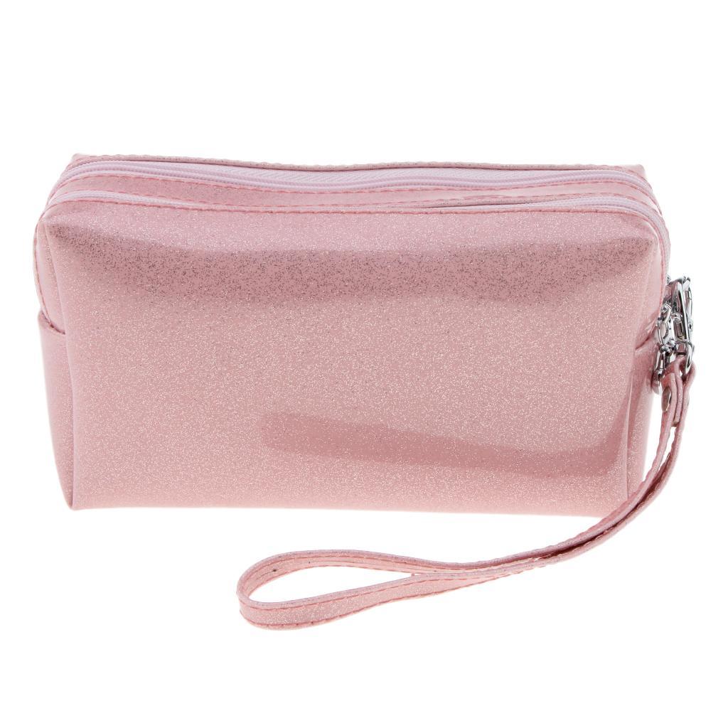 Waterproof PU Travel Cosmetic Organizer Toiletry Case Wash Storage Bag