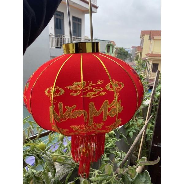 Đèn lồng nhung đỏ treo tết ,lễ hội , trang trí đón năm mới 2022