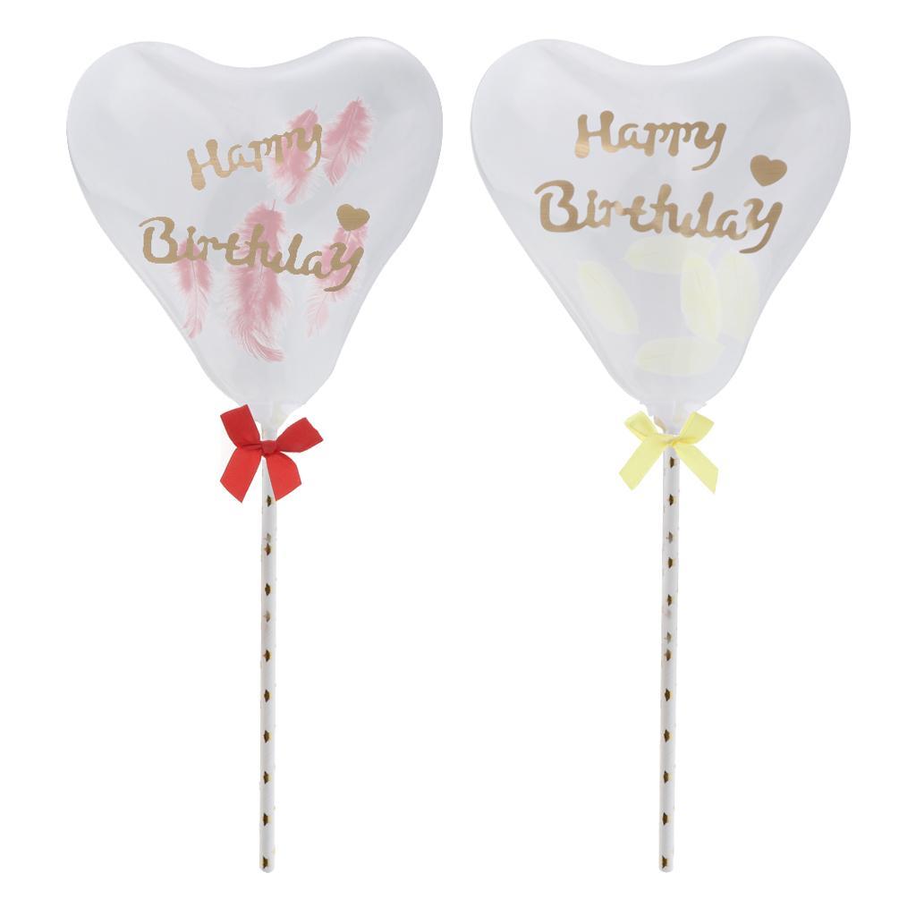 Lovely Happy Birthday Balloon Cake Decoration for Kids Birthday Party