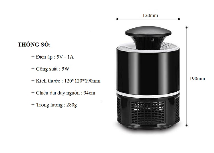 Máy bắt muỗi V2