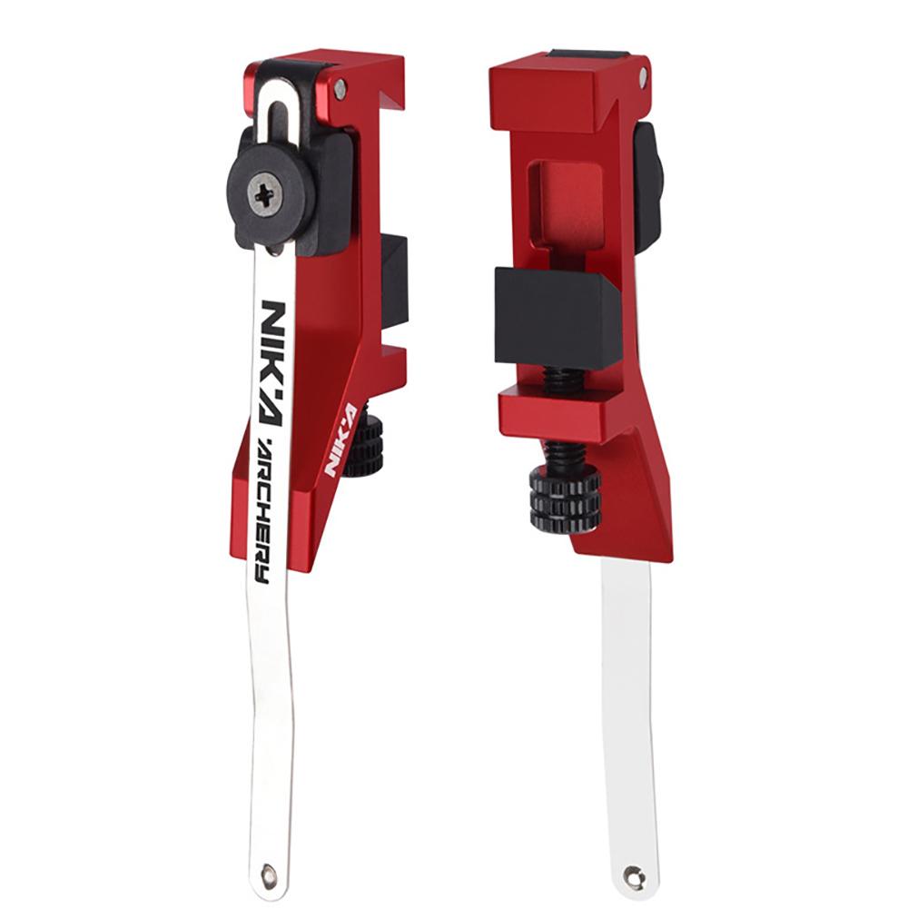 1PC Cung cấp cung cấp Bower Clicker Nika có thể điều chỉnh hợp kim nhôm cho các phụ kiện săn bắn mũi tên cung/bắn/cạnh tranh Color: Red