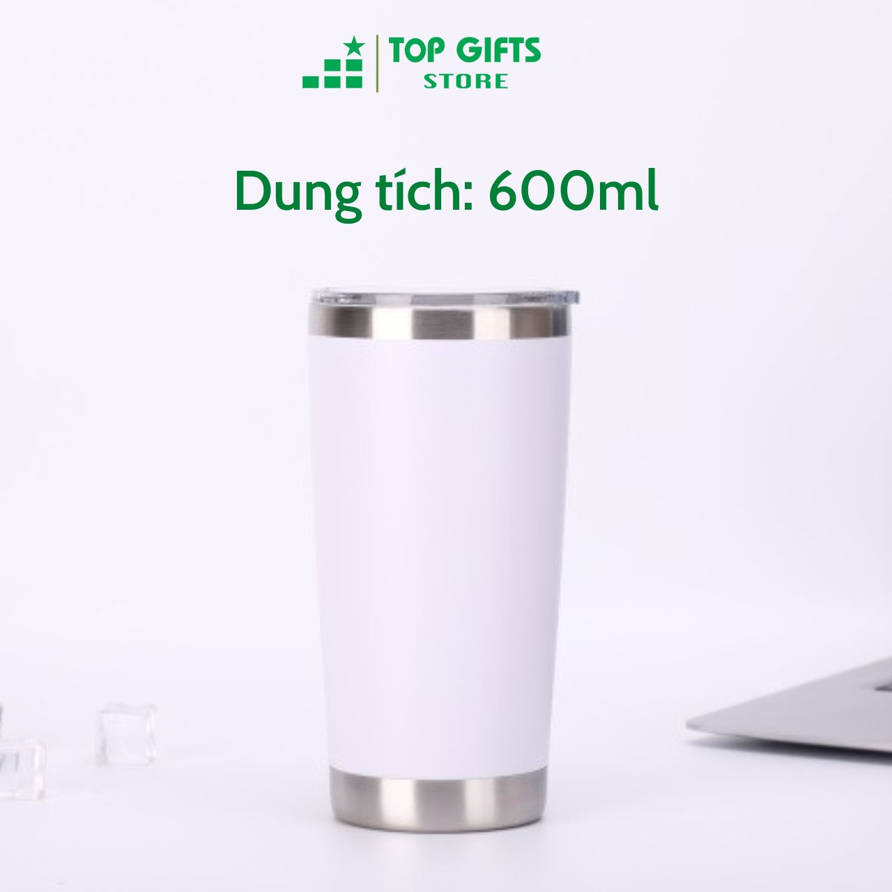 Ly giữ nhiệt LGN600 dung tích 600ml - 2 màu khắc tên theo yêu cầu