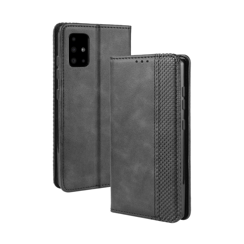 Bao da dạng ví, nam châm dành cho Samsung Galaxy A71 Luxury Leather Case - Hàng nhập khẩu