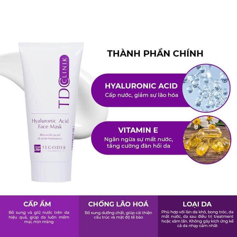 Mặt nạ Tegoder HA Hyaluronic Acid Whitening Lux Mask 50ml