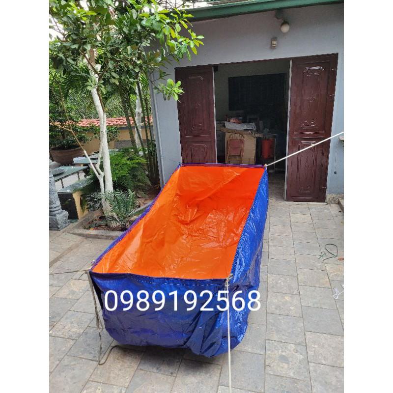 Bể bạt nuôi ếch , tôm , cua , lươn , chạch , cá ,1×1×1