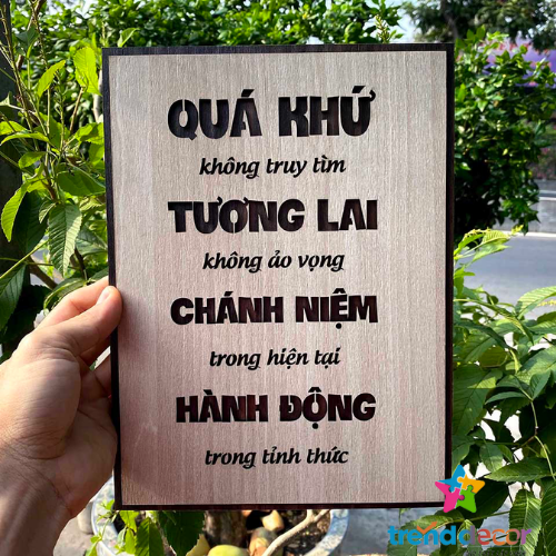 Tranh Động Lực Tranh Gỗ Treo Tường Phong Cách Đơn Giản Hiện Đại Trang Trí Homestay