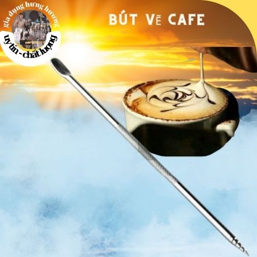 Bút vẽ latte cafe inox 304 ( vẽ hình trên ly caffe latte)