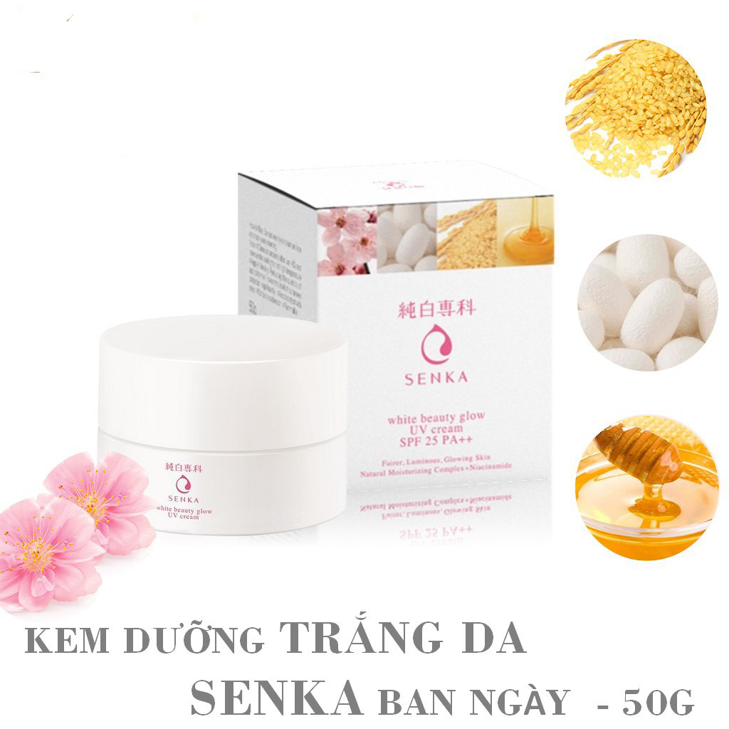 Kem Dưỡng Trắng Da Ban Ngày Senka Nhật