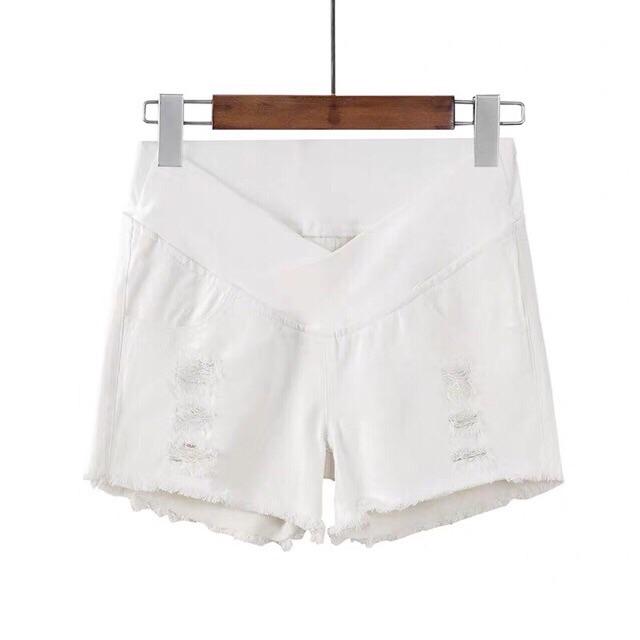 Quần short denim bà bầu mùa hè️hàng quảng châu siêu đẹp