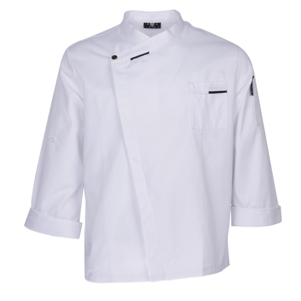 Men Women Chef Coat Hotel Jacket Cooking Uniform Restaurant Workwear