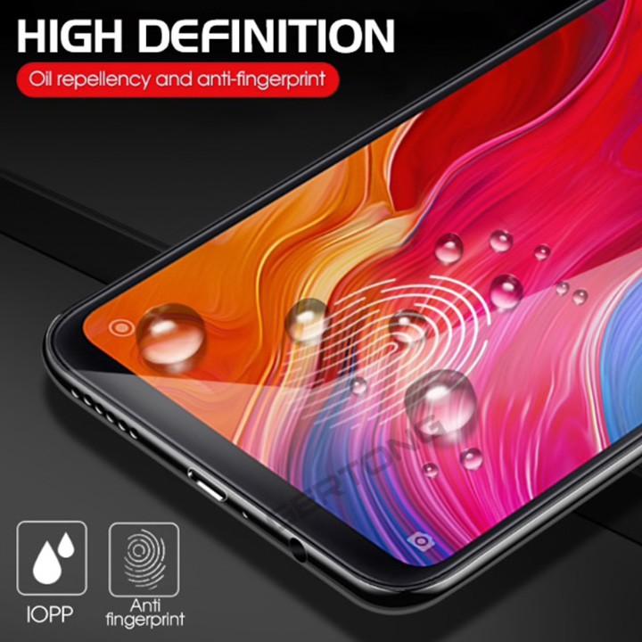 Miếng dán cường lực FULL màn hình dành cho XIAOMI MI 8 màu đen