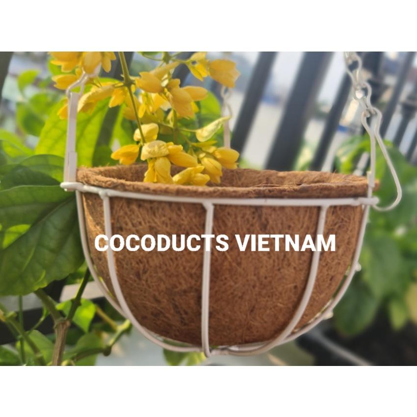Chậu treo xơ dừa mini
