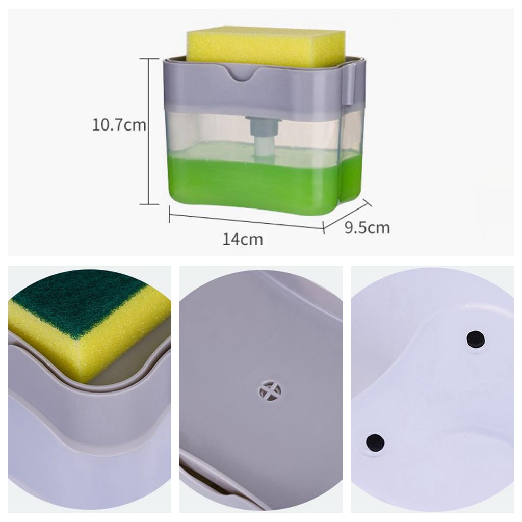 Serenable Compact Soap Dispenser Handy Instant Refill Soap Caddy for