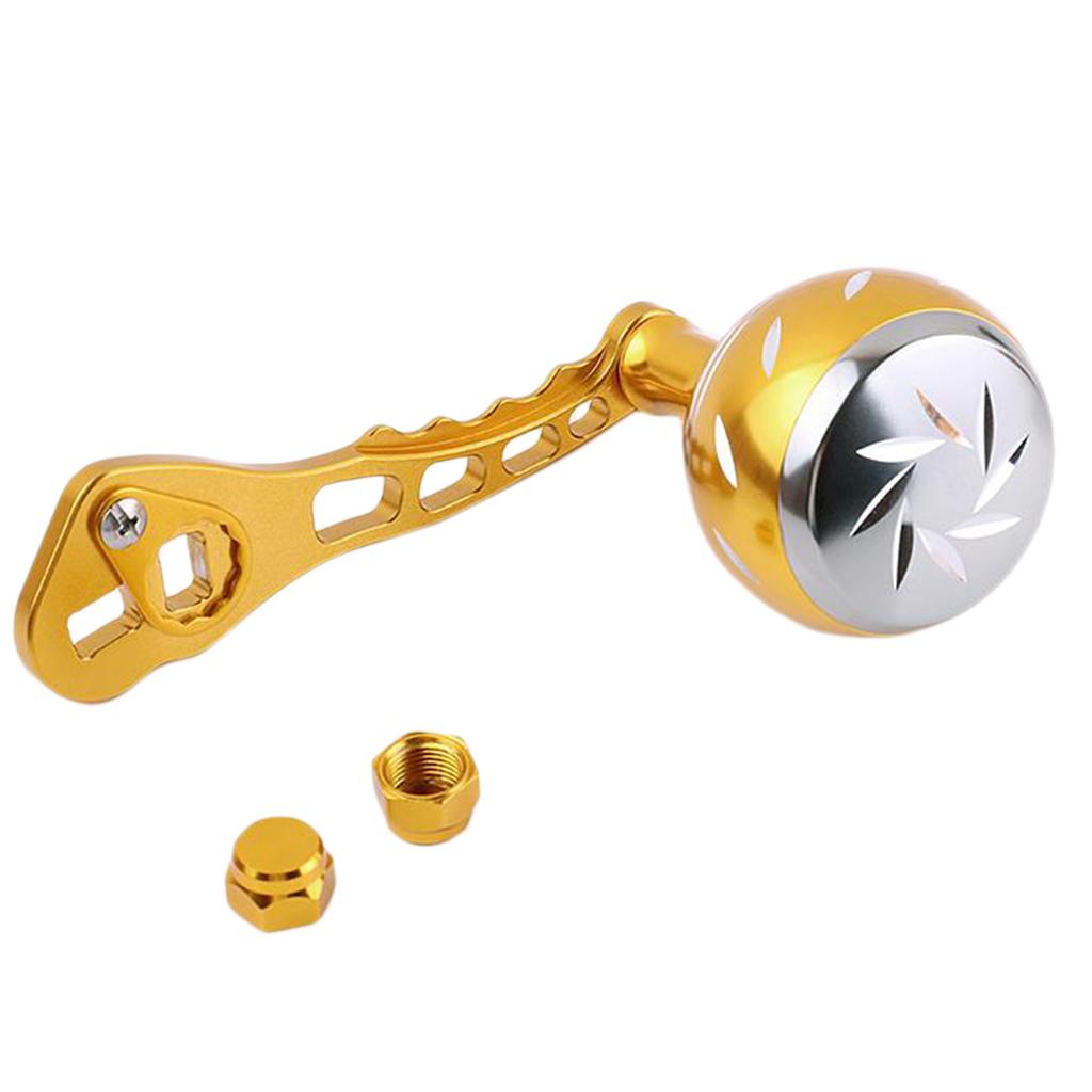 Fishing Reel Handle Ball Knob & Handle for S/D/A/H Spinning Reel Golden
