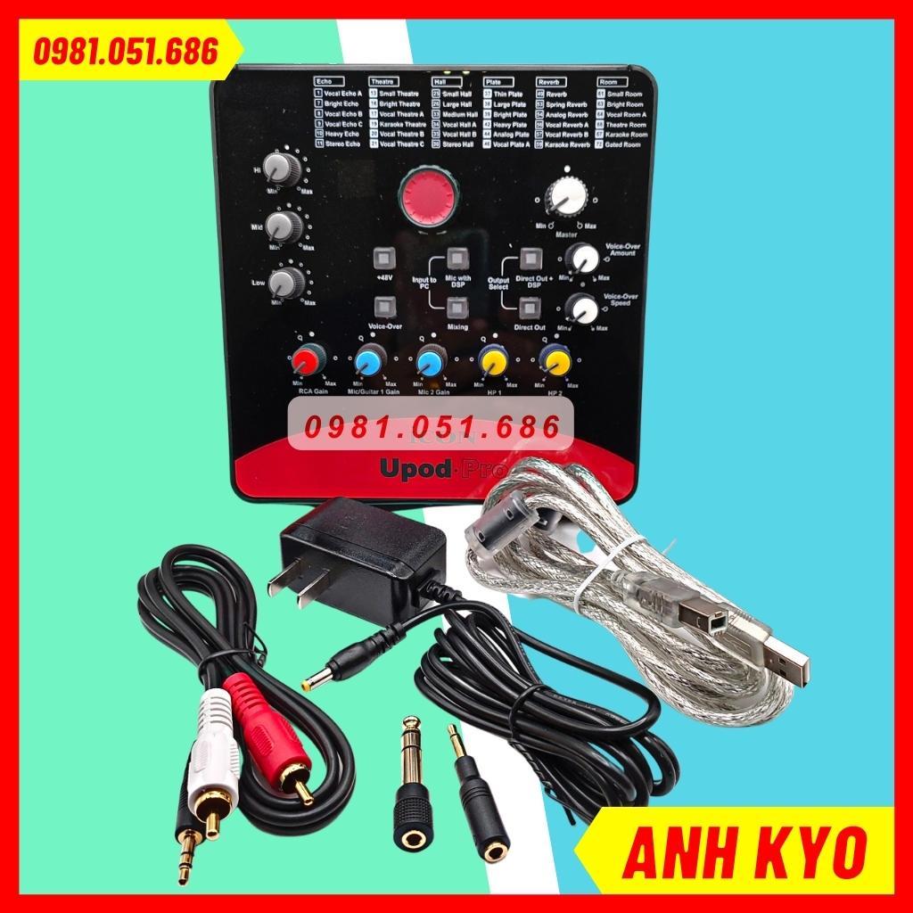 Bộ livestream thu âm takstar mic pc k320 soundcard icon upod pro cao cấp bảo hành 12 tháng