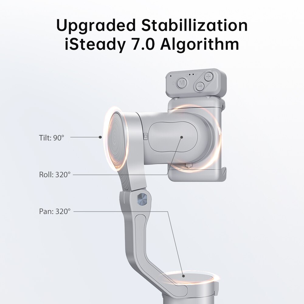 Hohem iSteady XE / XE Kit - Gimbal Tay Cầm Chống Rung Cho Smartphone, Pin Sử Dụng Lên Đến 8 Giờ - Hàng chính hãng - Bảo hành 12 tháng