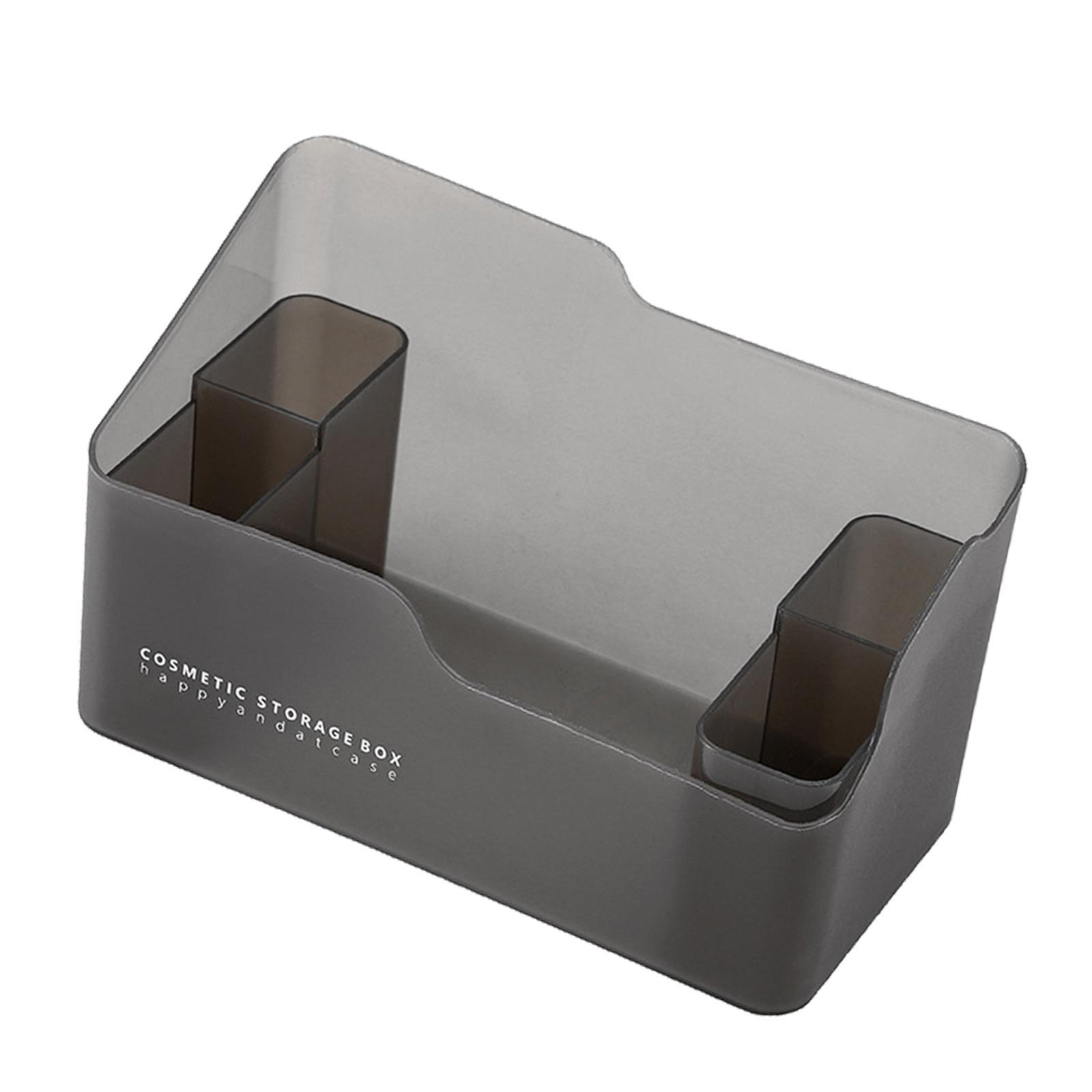 Cosmetics Organizer Makeup Box Jewelry Storage for Perfume Remote Control White