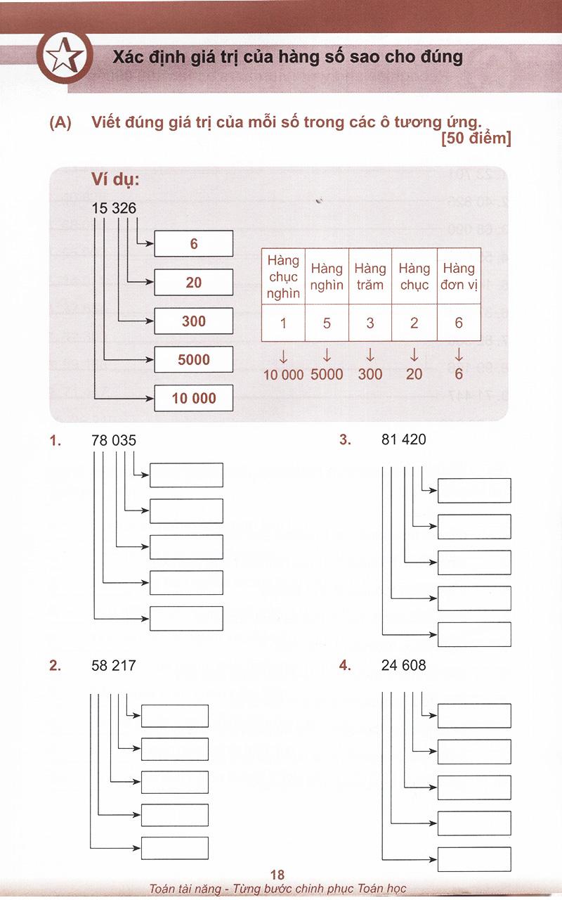 Toán Tài Năng - Từng Bước Chinh Phục Toán Học 3A (8-9 Tuổi)