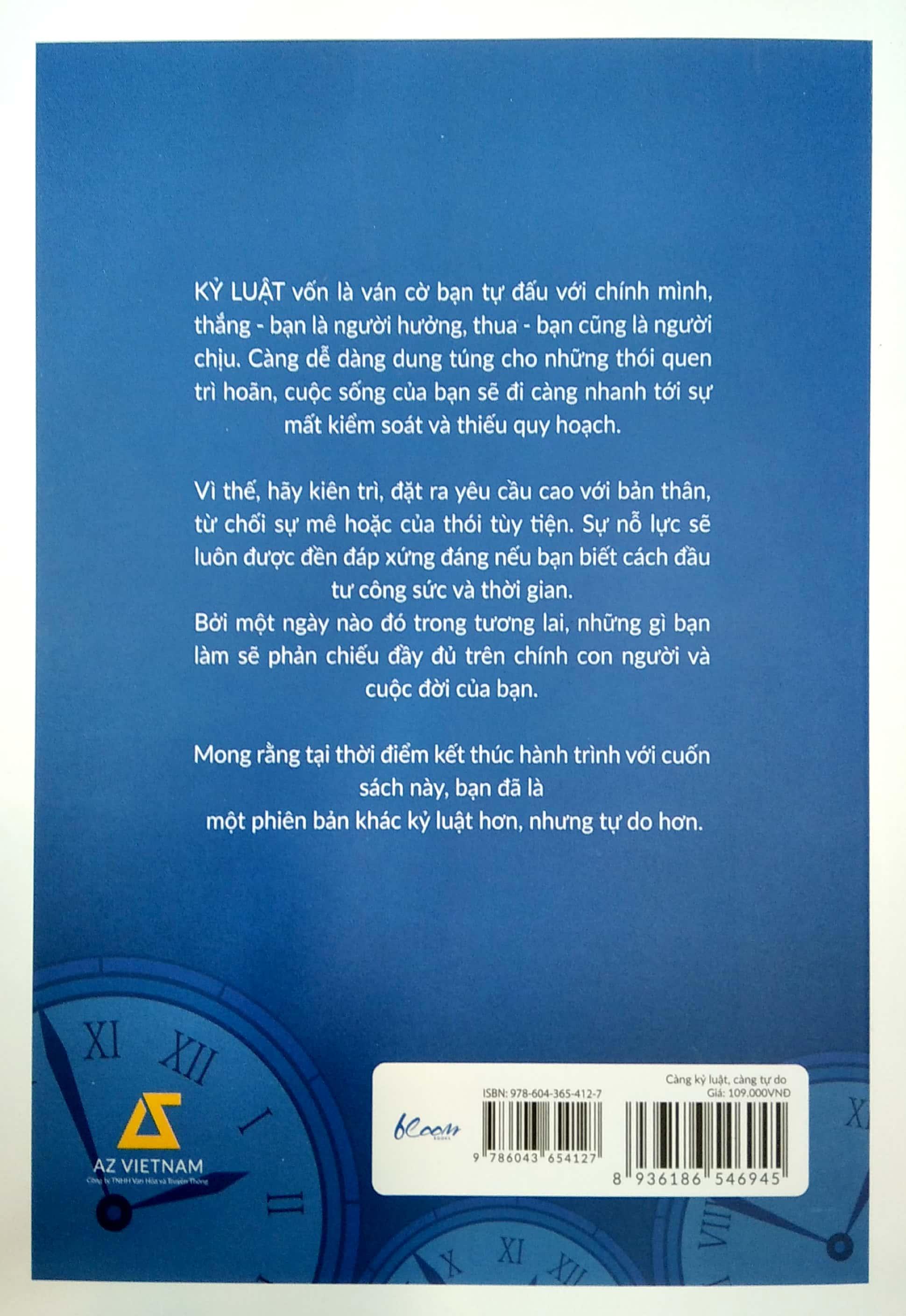 Càng Kỷ Luật, Càng Tự Do