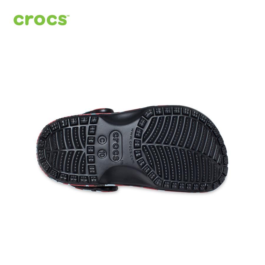 Giày lười trẻ em Crocs FW Classic Clog Toddler Camo Blk/Red - 207593-063