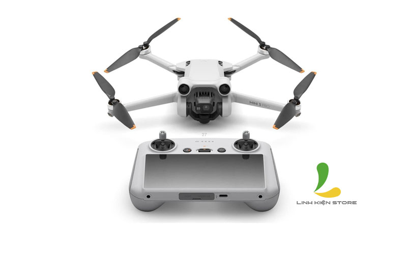 Flycam DJI Mini 3 Pro Smart Controller - Máy bay camera chế độ quay chụp thẳng đứng - Thời gian bay tối đa 34 phút - Hàng nhập khẩu