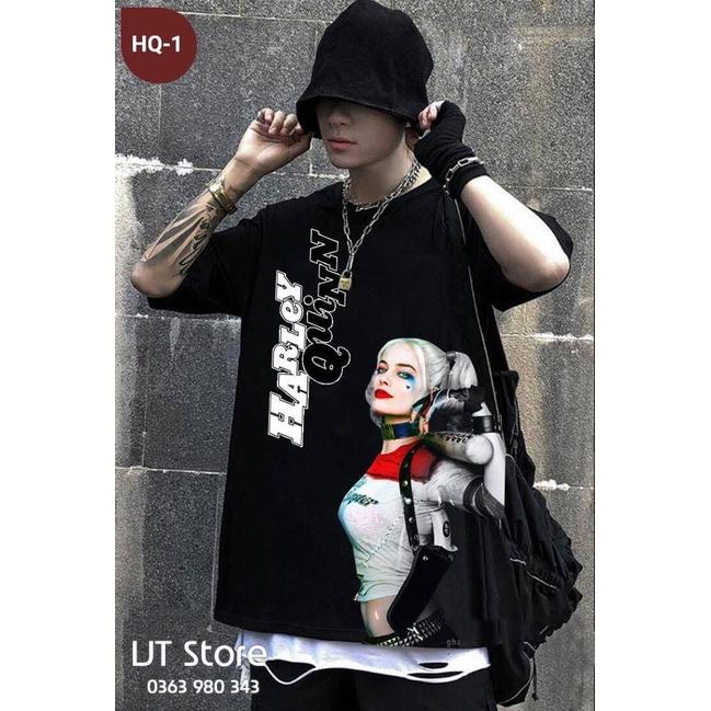 ÁO THUN UNISEX COTTON JOKER GÁI HARLEY