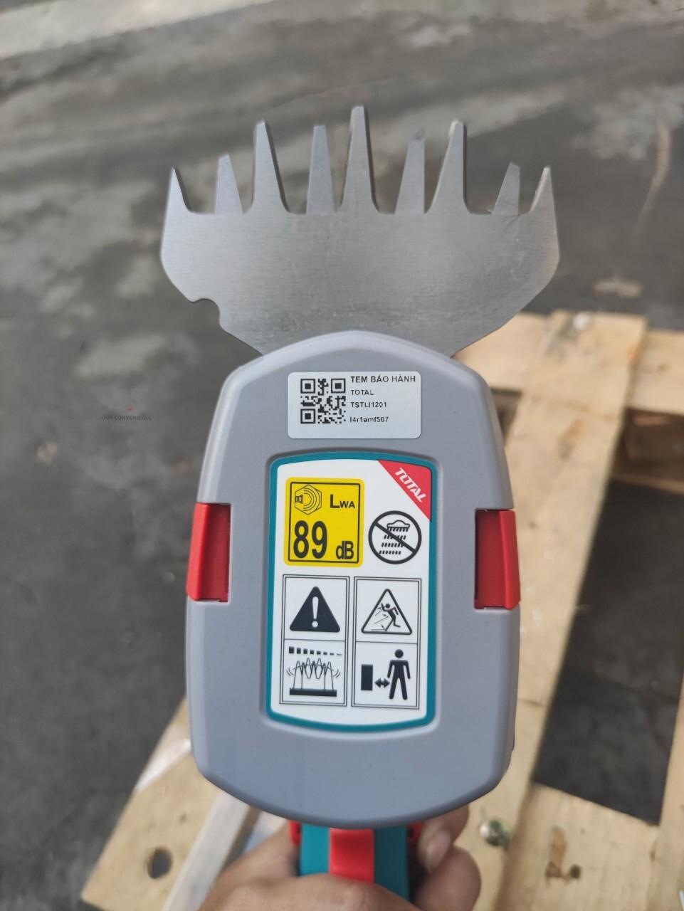 MÁY CẮT HÀNG RÀO DÙNG PIN LITHIUM 12V TOTAL TSTLI1201 - HÀNG CHÍNH HÃNG