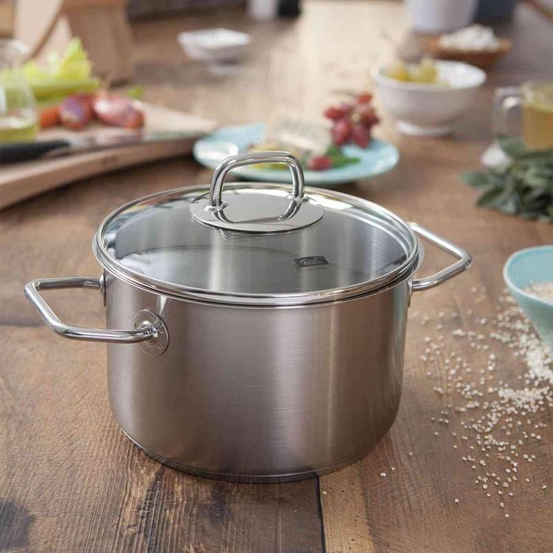 Bộ nồi inox cao cấp Fissler Viseo 5 món - Sản xuất tại Đức - Hàng chính hãng