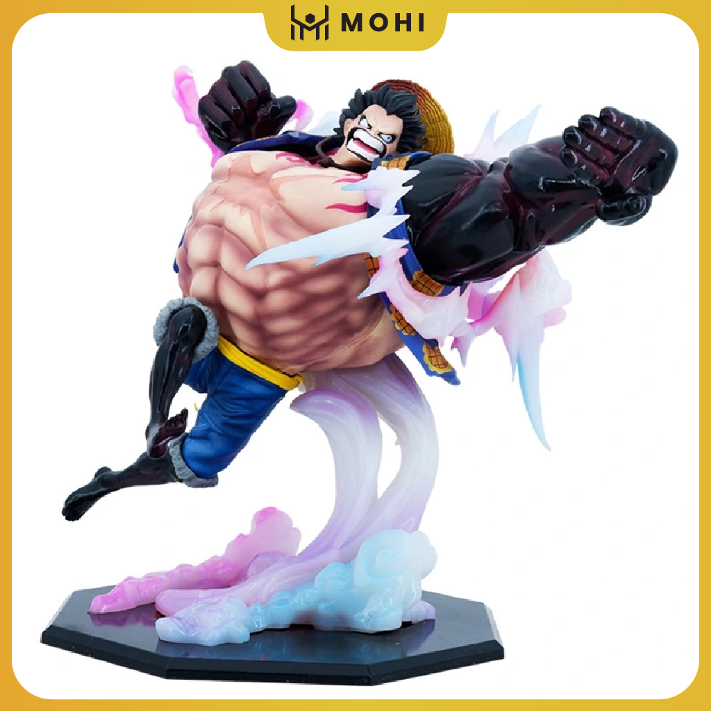 [Có BOX, Có bản LED] Mô hình One Piece - Figurer Luffy Gear 4 GK chiến đấu có hiệu ứng đẹp full BOX