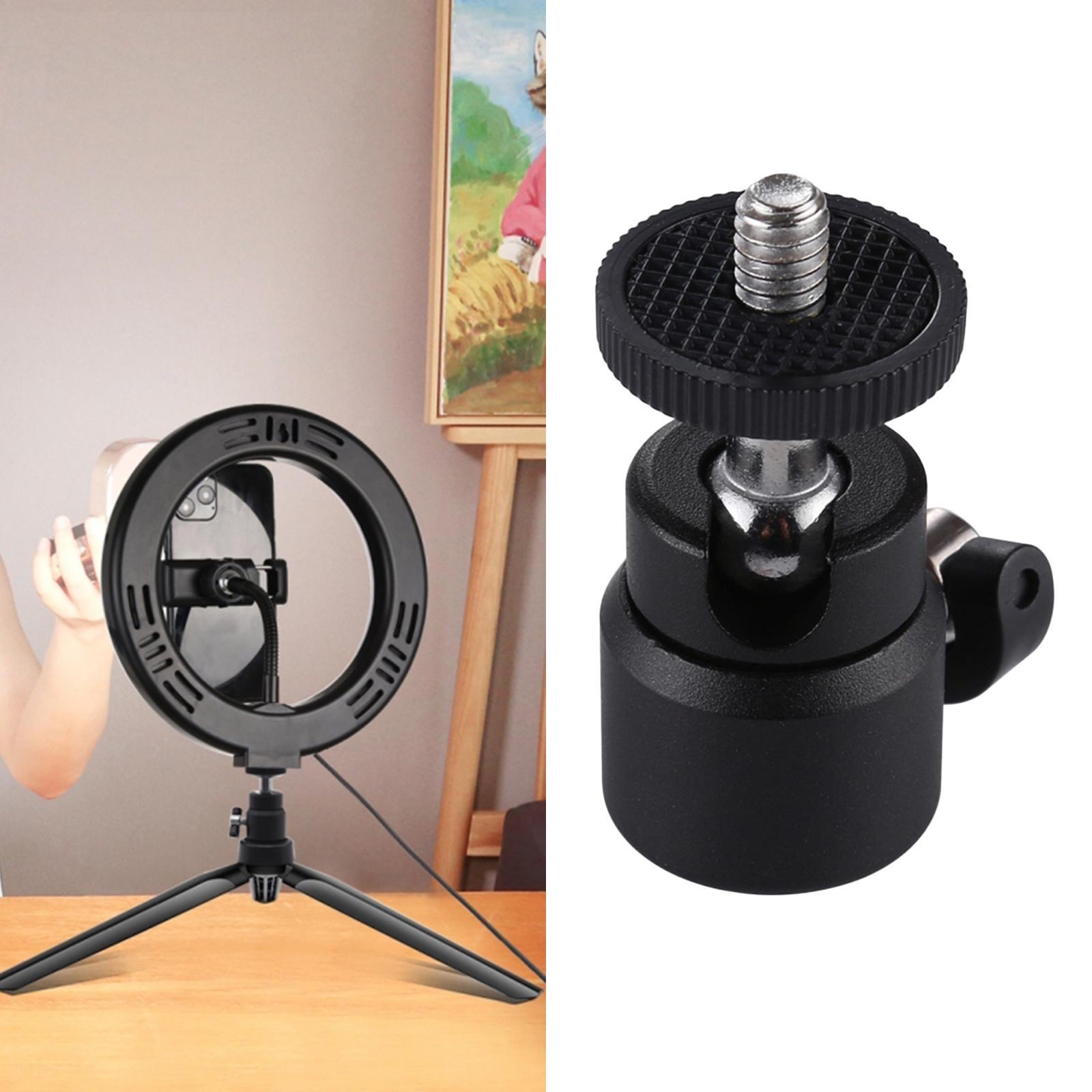 Camera Ball Head Standard 1/4inch Screw Base 90Degree rotatable Tripod Ball Head