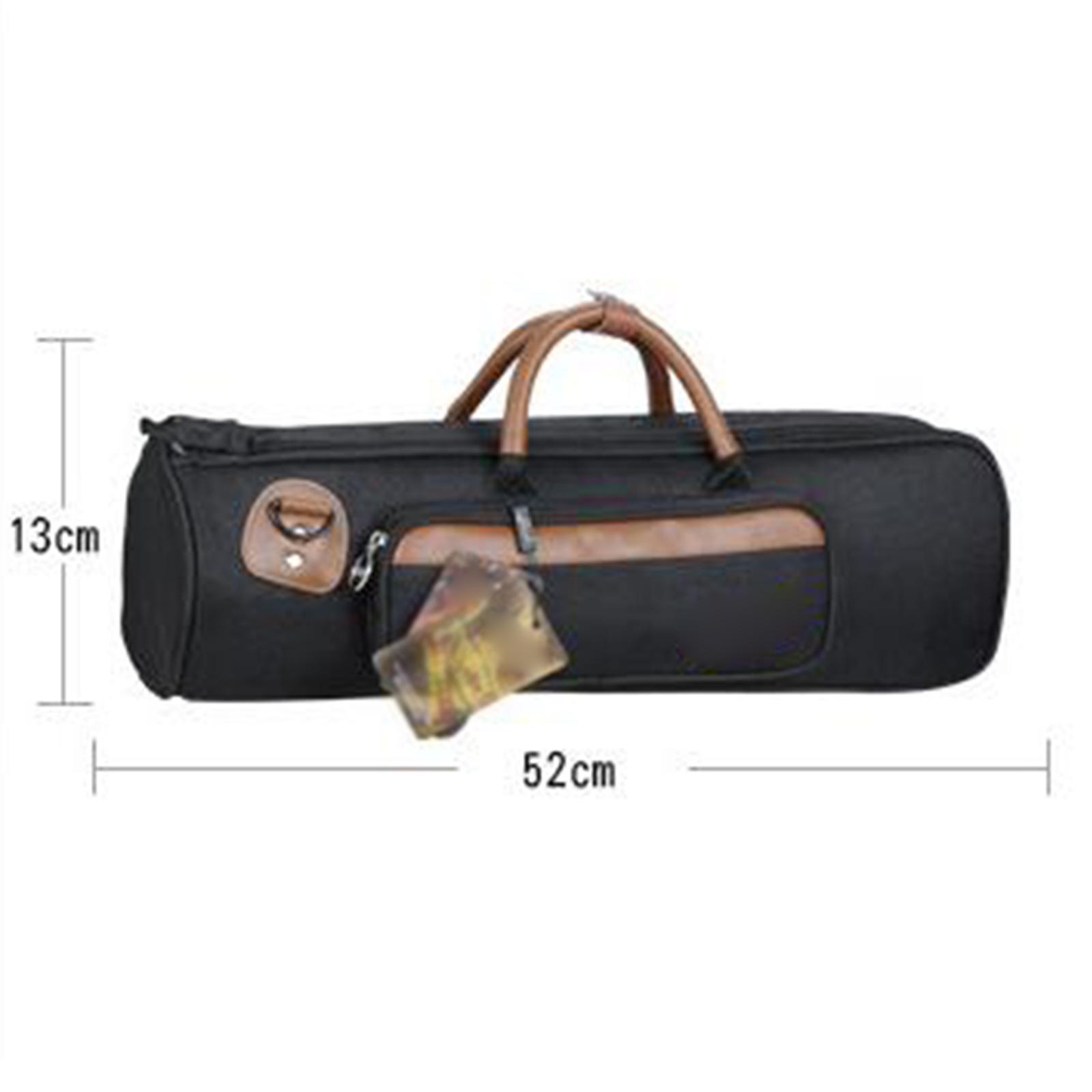 Professional Trumpet Carry Gig Bag Adjustable Shoudler Strap Padded Travel
