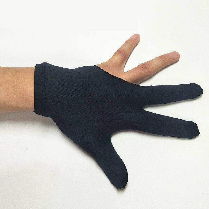 Three Finger Snooker Billiard Cue Glove Lycra Fabrics Embroidery Left Hand Open Pool Fitness Accessories Hot Sale Dropshipping