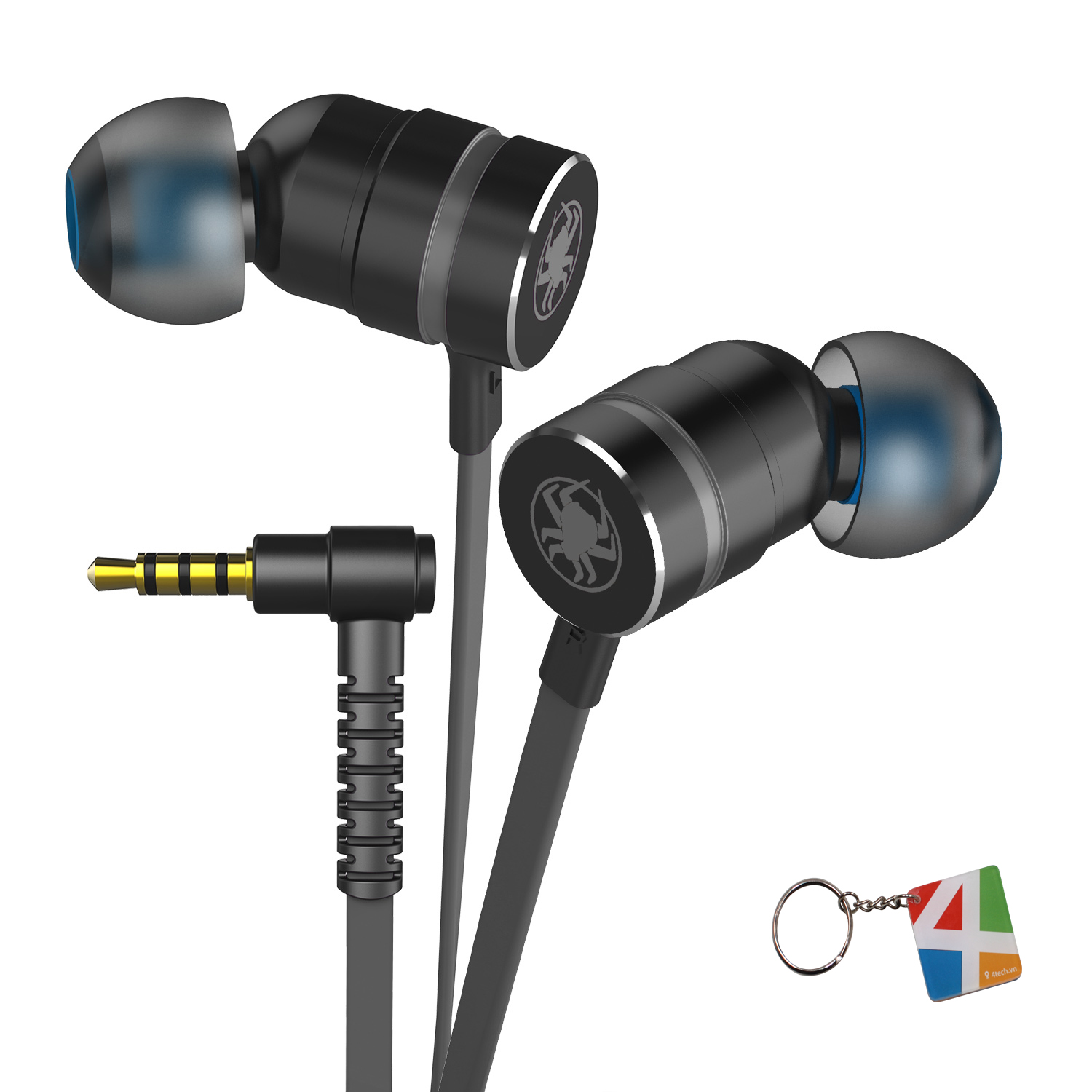 Tai nghe headphone chính hãng Plextone, tai nghe game thủ chuyên nghiệp nghe nhạc tốt thiết kế in ear nhét tai giúp chống ồn, tăng cường Bass - Hàng Chính Hãng.