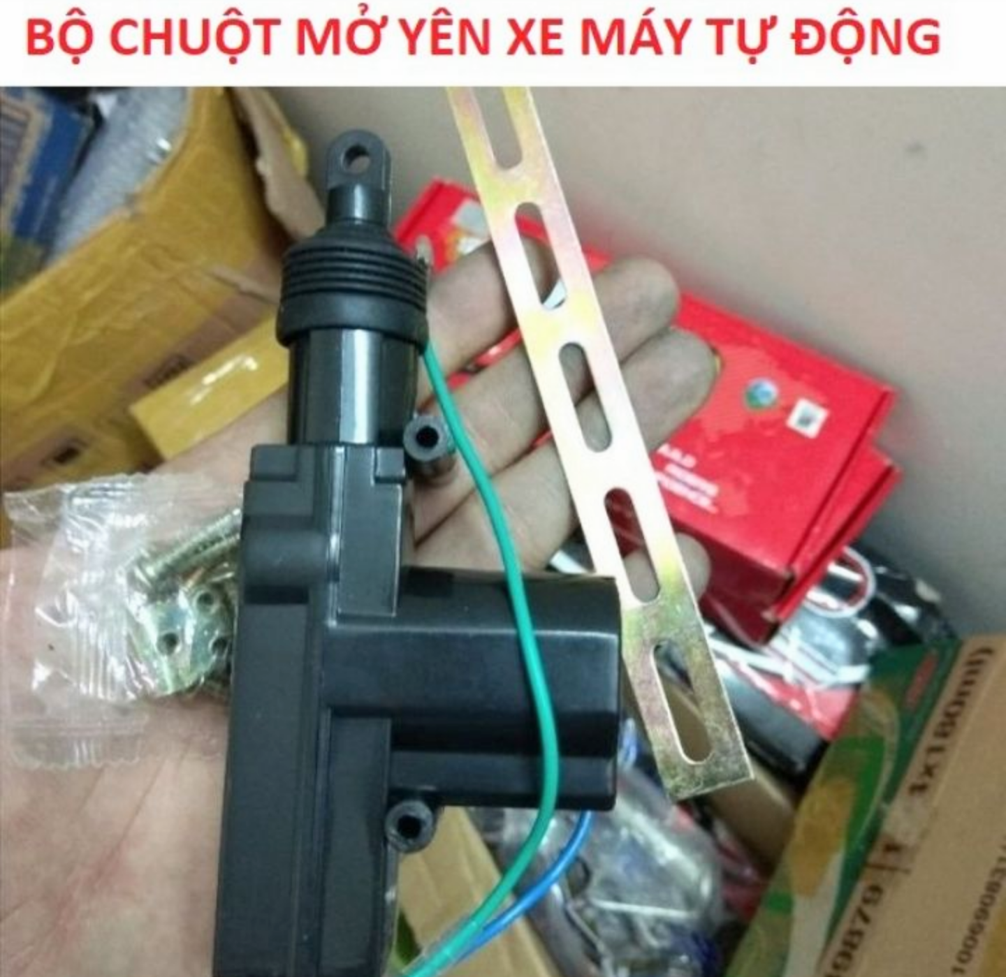 BỘ CHUỘT TỰ ĐỘNG MỞ YÊN XE MÁY BẰNG ĐIỆN TIỆN DỤNG AN TOÀN HÀNG CHUẨN CHẤT LƯỢNG