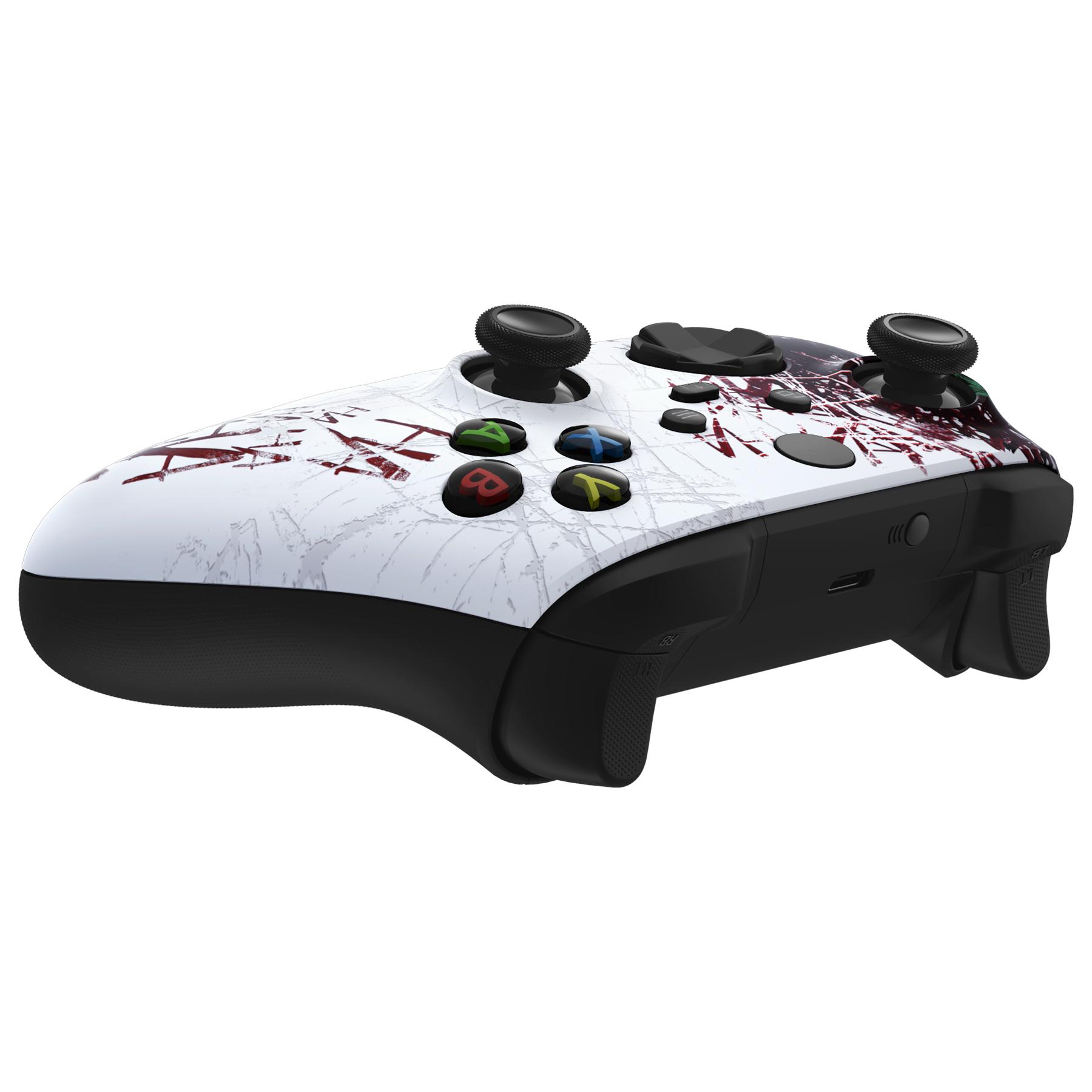 Mẫu cực đoan tùy chỉnh cảm ứng cảm ứng mềm mại phía trước vỏ bọc cho Xbox Series X/S Bộ điều khiển: Halloween CandyNight