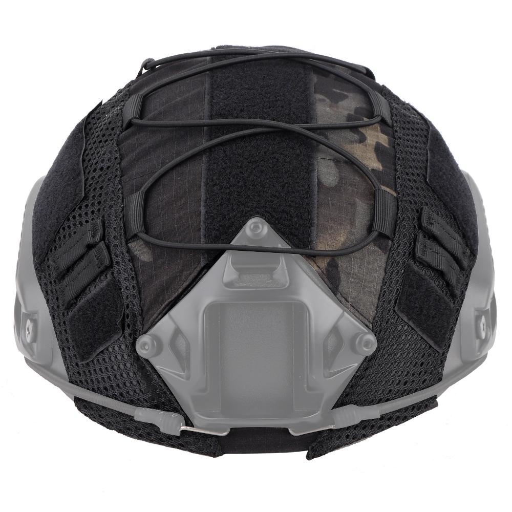 Airsoft Mũ Bảo Hiểm Thể Thao Săn Bắn CS Chiến Thuật Mũ Bảo Hiểm Cho Ops-Core PJ BJ MH Loại Quân Sự Chiến Đấu Mũ Bảo Hiểm vải Color: multicam
