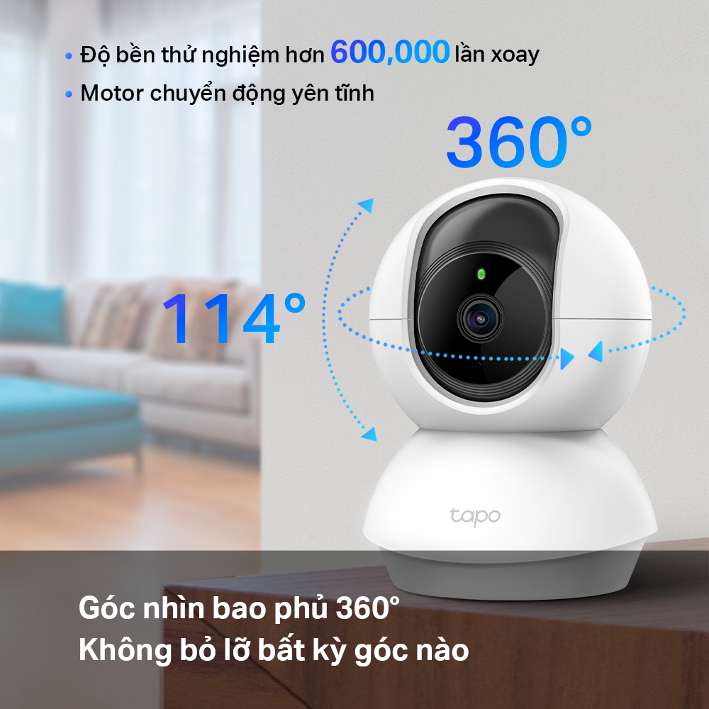 Hình ảnh Camera Wifi TP-Link Tapo C210 Độ Phân Giải 3MP Lưu trữ 256GB Giám Sát An Ninh - Hàng Chính Hãng