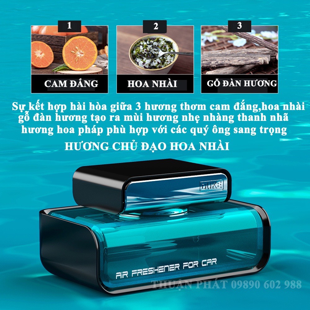 Nước hoa dầu thơm ô tô xe hơi chiết xuất hoàn toàn từ thiên nhiên khử mùi chống say xe đặt taplo