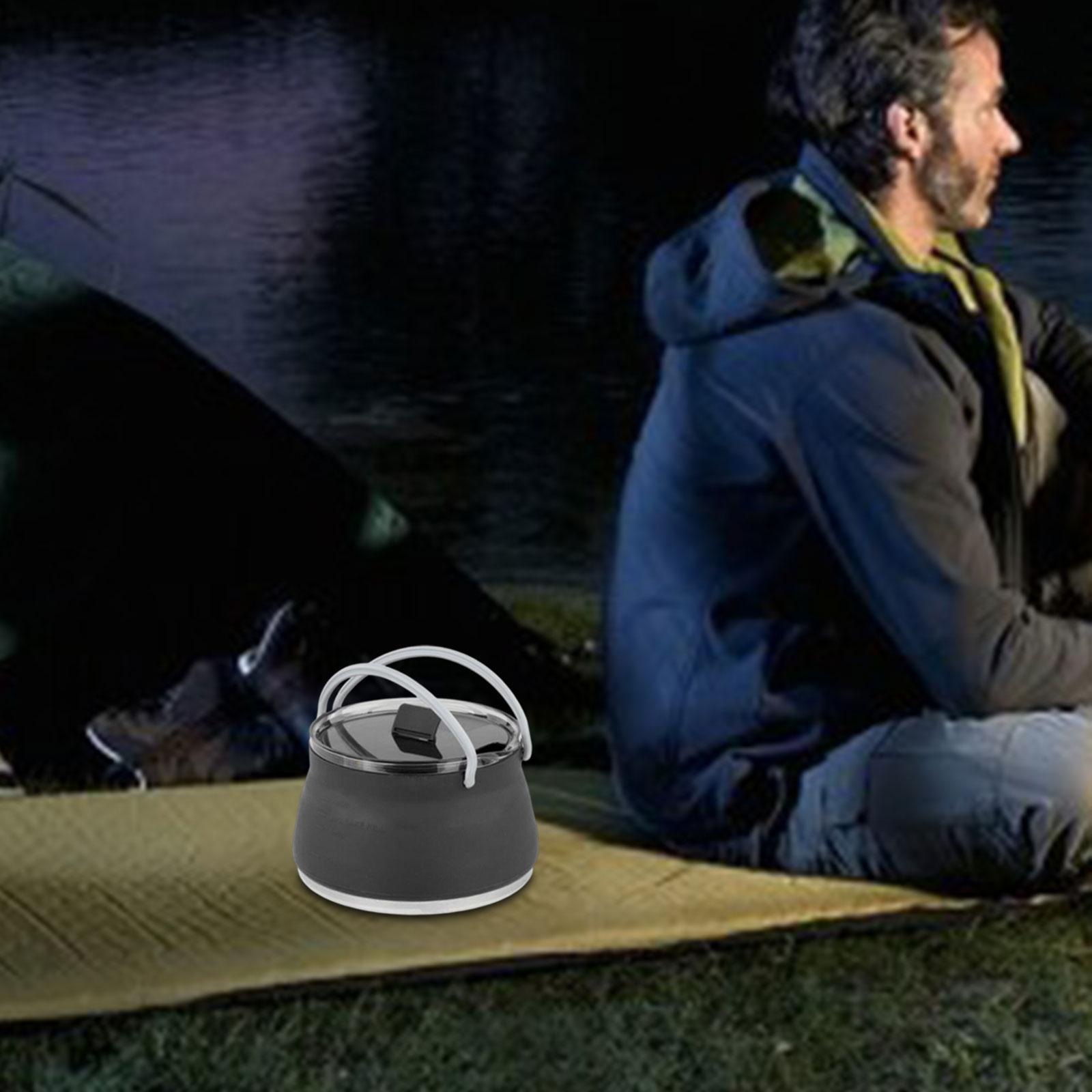 Water Boiler Teapot Coffee Pot Anti Scald Handle Collapsible Camping Kettle