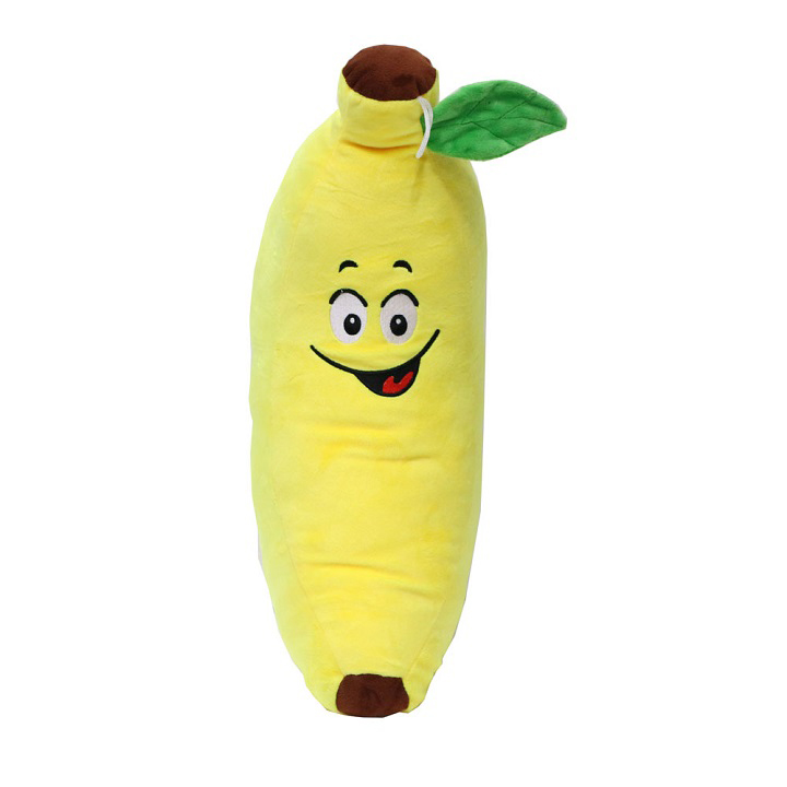 Gấu bông quả chuối đáng yêu size 70cm - Tặng khẩu trang thời trang vải Su màu ngẫu nhiên gaubongsocnhi