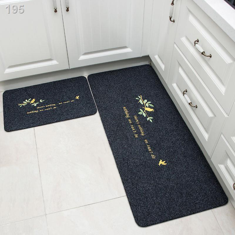 Thảm trải sàn nhà bếp dài chống thấm dầu lót chân phòng tắm trơn trượt lối vào cửa nước ngủ