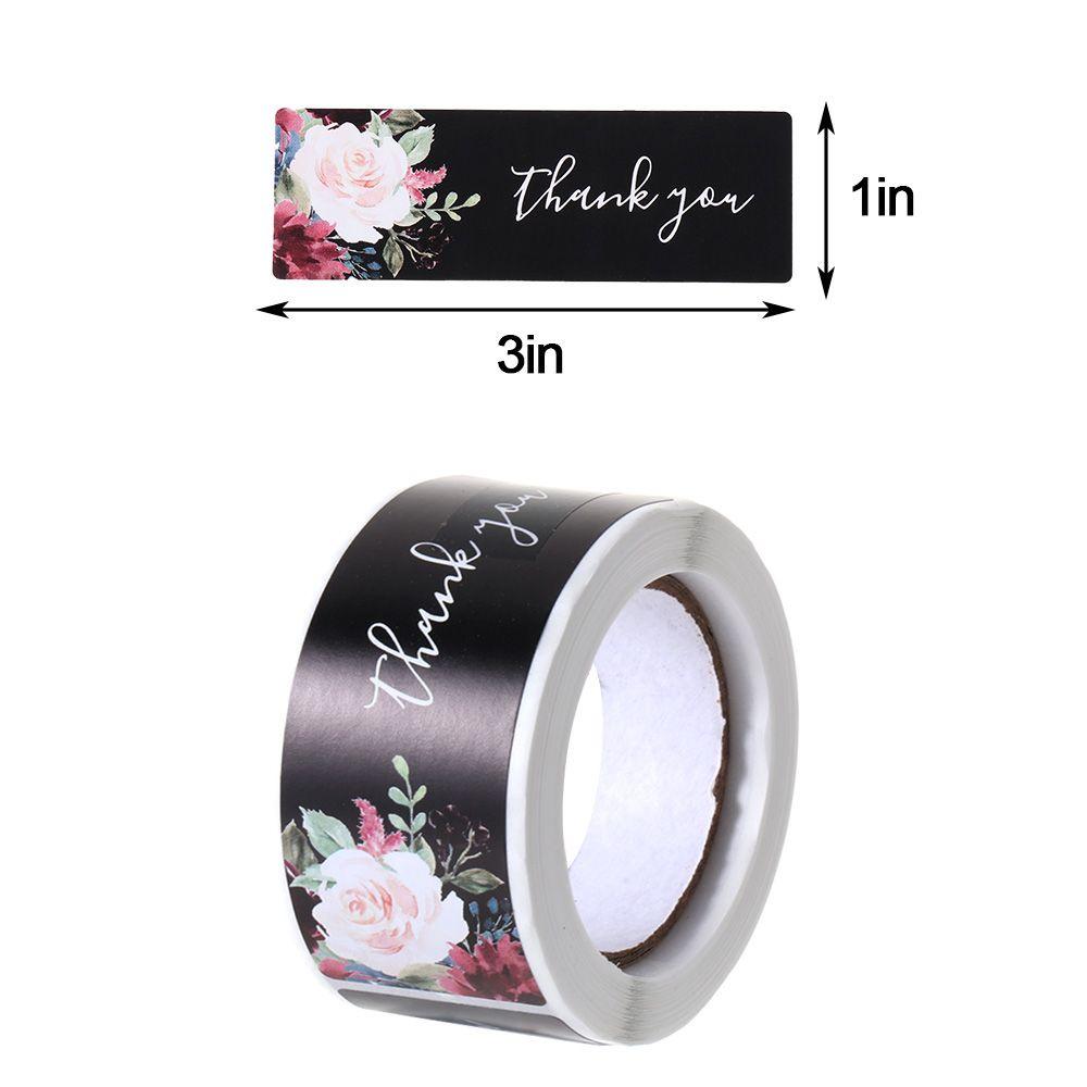 Nhãn Dán Niêm Phong Bao Thư In Chữ Thank You Độc Đáo Trang Trí Gói Quà Diy