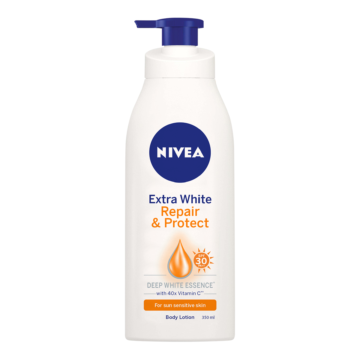 Sữa Dưỡng Thể Dưỡng Trắng Nivea Giúp Phục Hồi &amp; Chống Nắng SPF 30 (350ml) - 88311