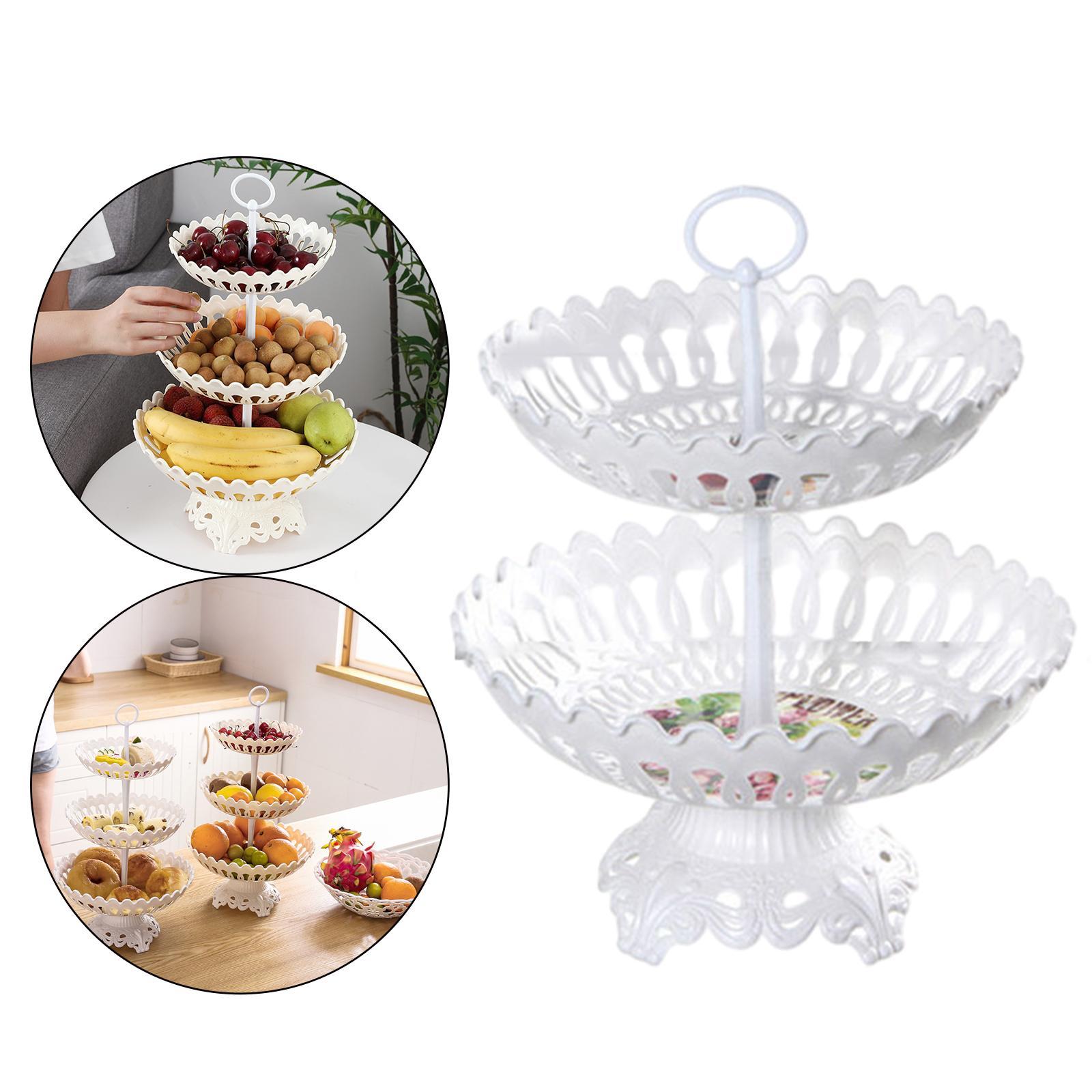 Fruit Plate Cookie Tray Dried Fruit Basket for Wedding Home Decor