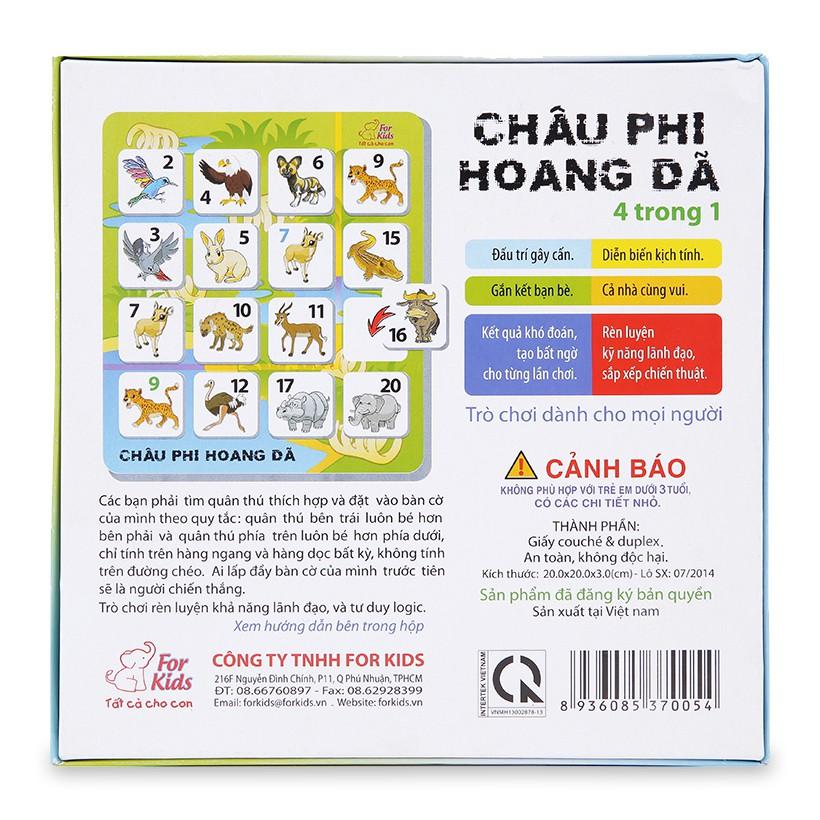 Đồ chơi giáo dục Việt For Kids - Cờ giáo dục - Châu phi hoang dã - FKS-0054