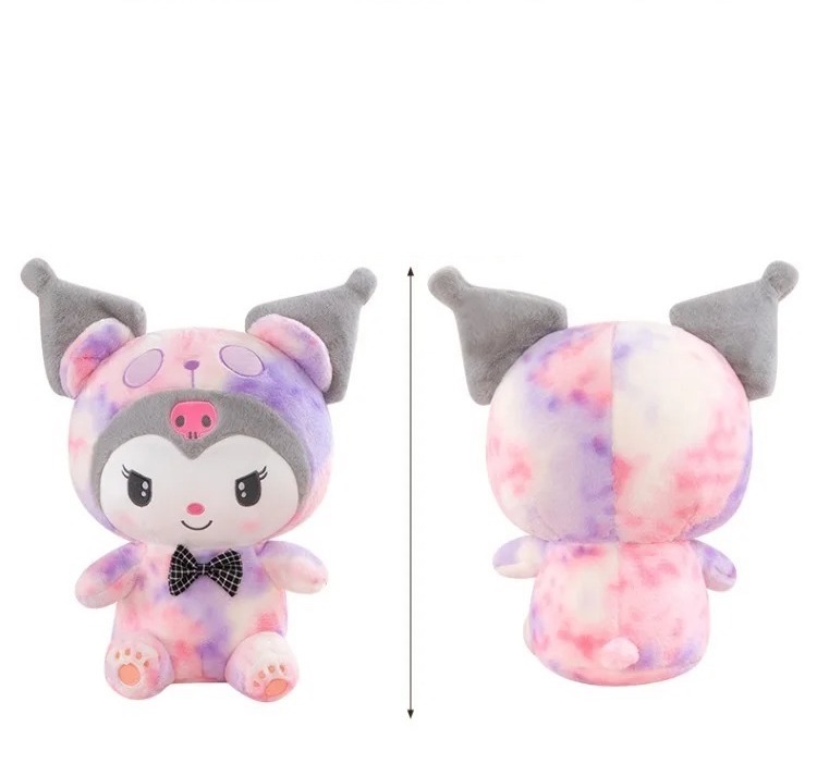 Thú nhồi bông Kuromi - Melody - Cinnamoroll họa tiết loang đáng yêu - Size 35cm đến 90cm - Quà tặng gấu bông mềm mịn cho bé