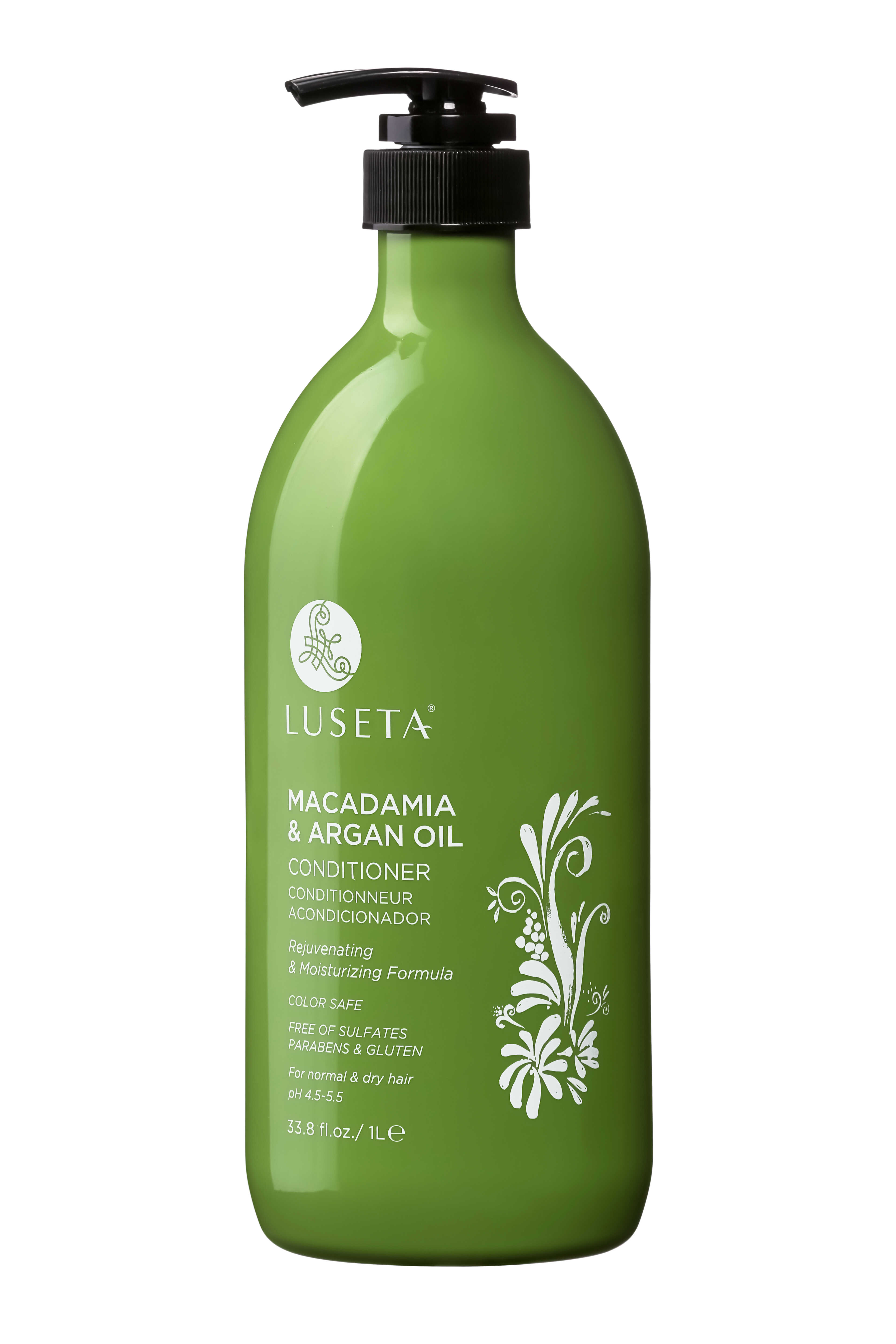 Set gội xả LUSETA Macadamia &amp; Argan Oil 1000ml