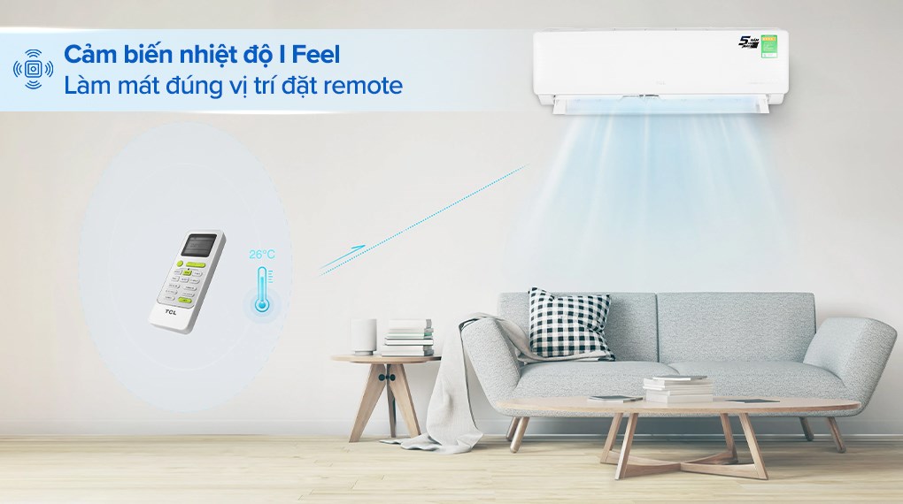 Máy lạnh TCL Inverter 1 HP TAC-09CSD/XAB1I  -  Máy lạnh 1 ngựa - Hàng Chính Hãng - Miễn phí giao hàng