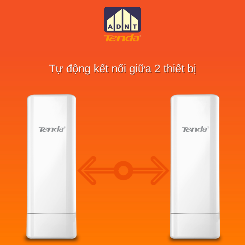 Thiết bị thu phát wifi ngoài trời phạm vi 5km tốc độ 150 Mbps CPE O3 Tenda hàng chính hãng