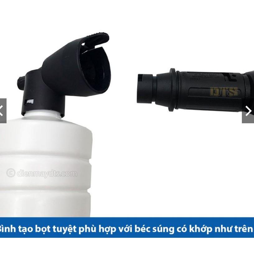 Béc xịt rửa xe mỏ vịt kiểu gài gắn súng xịt rửa áp lực cao - Lắp được bình bọt tuyết 0,5L